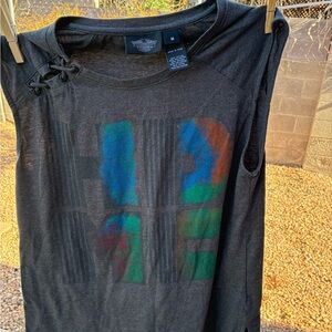 Harley Davidson 
Black Graphic Tank Top